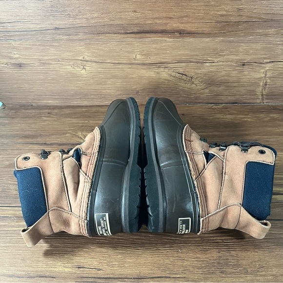 L.L. BEAN Maine Hunting Shoe Brown Leather Duck Boots Women’s Size 8 Shoes - Picture 3 of 10